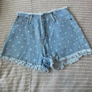 Thrifted highwaisted shorts
